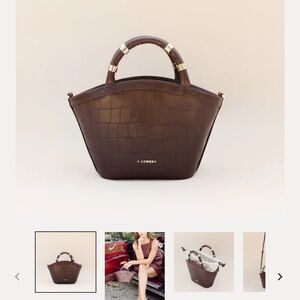 J Lowery Mini Tote Espresso Croc